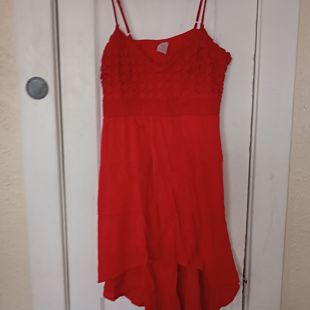 Red Sleeveless Dress
